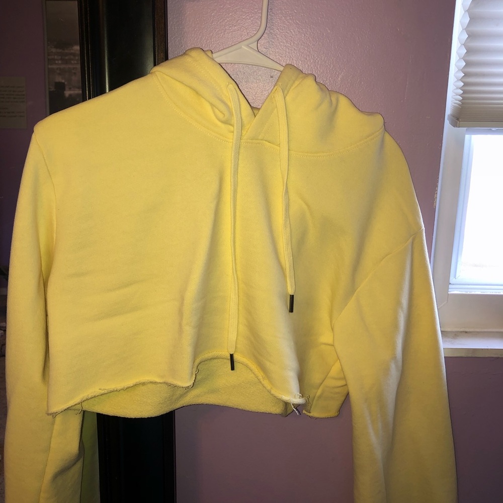 cropped hoodie